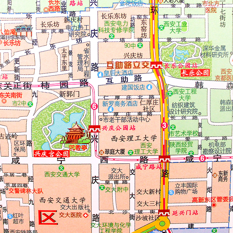 西安最新地图，古都新面貌探索指南