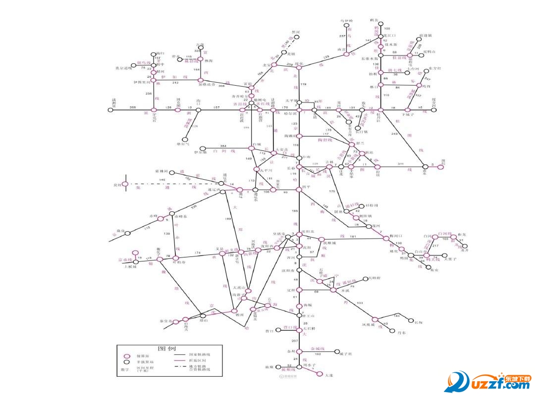 全国铁路线路图最新概览