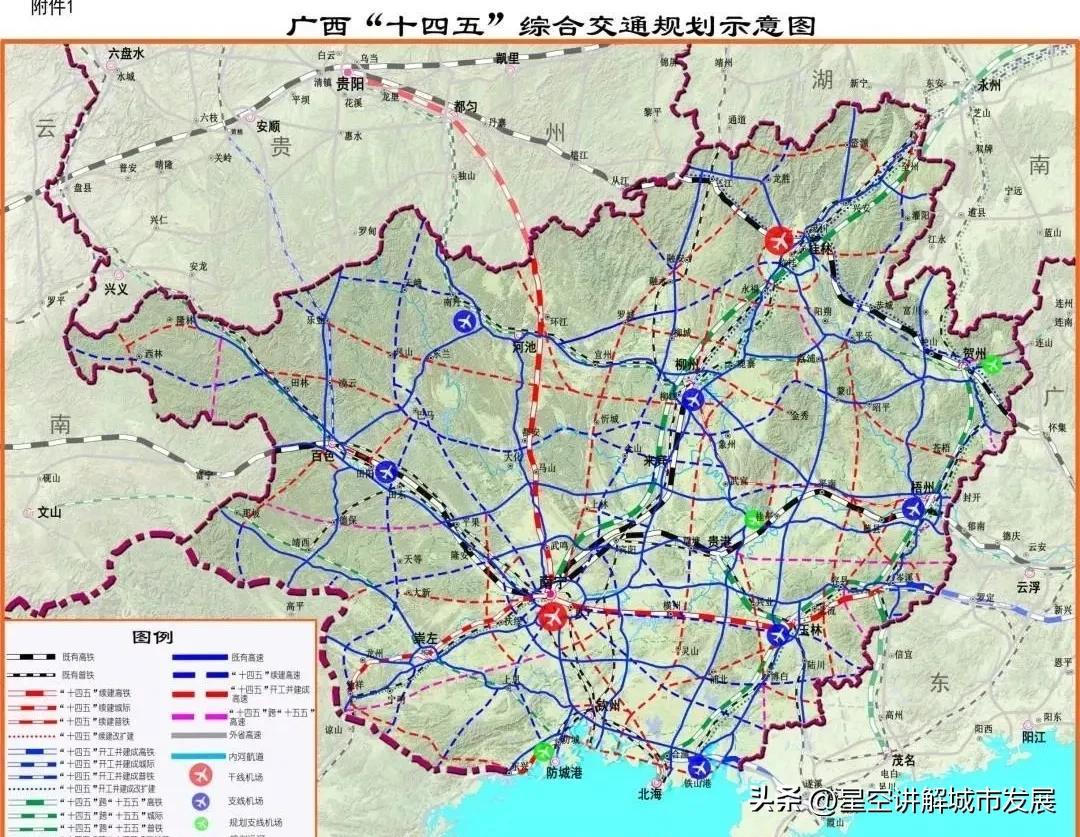 广西高速公路最新地图概览